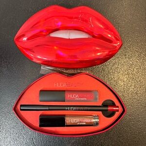 HUDA Beauty Contour & Strobe Lip Set Limited Edition HEARTBREAKER/SHAMELESS